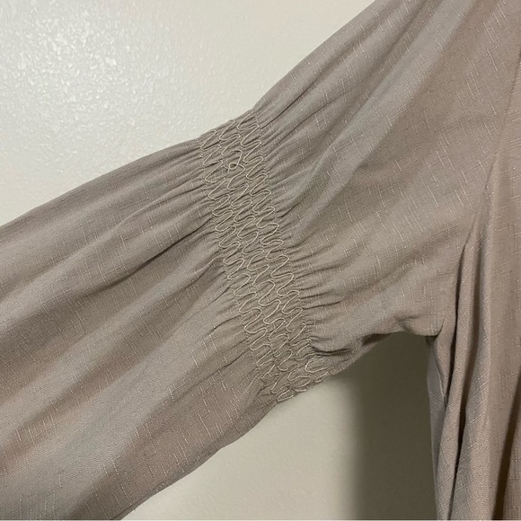 Umgee Ballon Sleeve Oversized Blouse Size Large - Picture 4 of 13